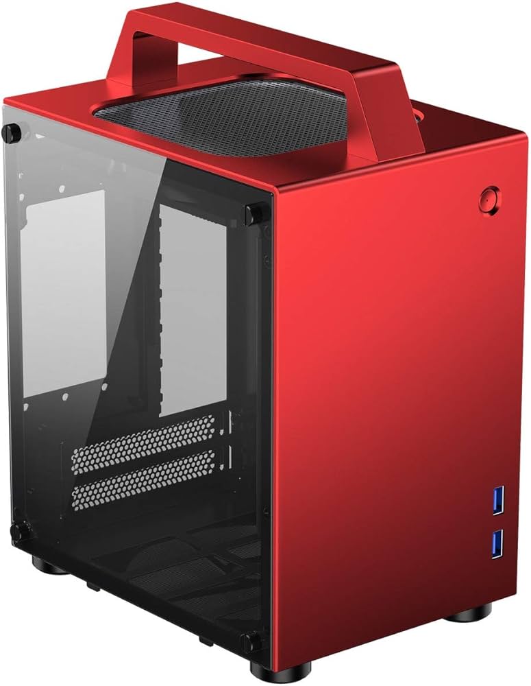 Amazon | JONSBO 側面ガラスパネルのアルミニウムMini-ITX PCケース T8
