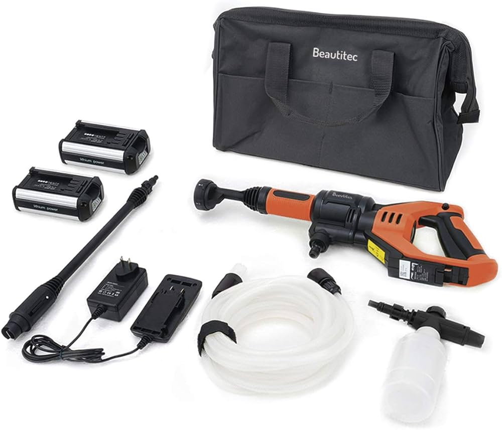 Amazon | Beautitec コードレス洗浄機KB007 バッテリー2個付きセット