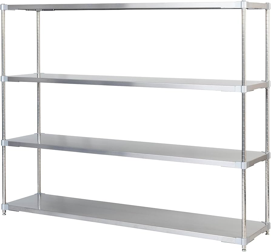 Amazon｜ILC スチールラック スチール棚 業務用 収納 ステンレスラック