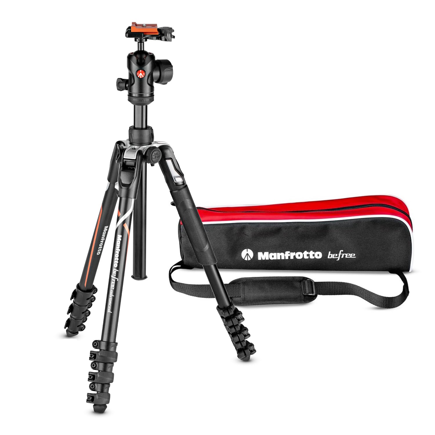 Amazon | マンフロット(Manfrotto) 三脚 Befreeアドバンス アルミ 4段