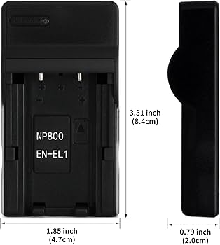 Amazon.com : EN-EL1 USB Charger for Nikon COOLPIX 4300, 4500, 4800