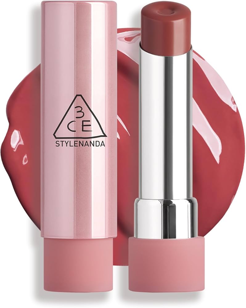 Amazon | 3CE グレイジーリップグロウ ローズグレイズ 口紅 | 3CE