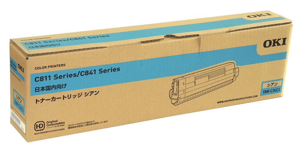 Amazon.co.jp: OKI 国内純正トナーカートリッジ TNR-C3LC1 シアン (T