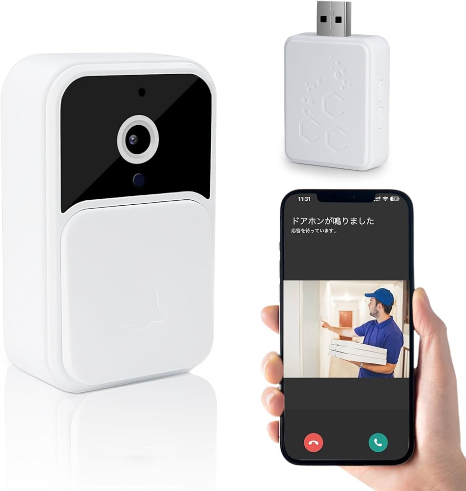 Amazon.co.jp: SULUWU スマートドアベル ビデオドアベル インターホン