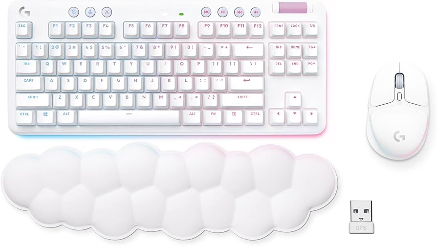 Amazon.com: Logitech G Wireless Gaming Combo, G715 Keyboard Linear