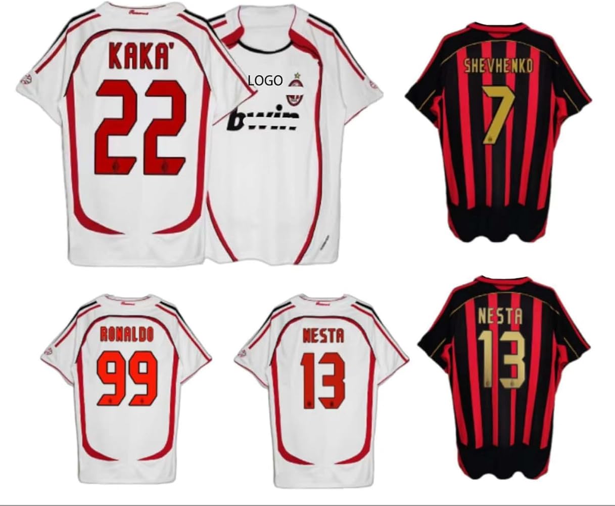 Amazon.co.jp: [EESDCOS] 2006-2007年 ACミラン サッカー ユニフォーム