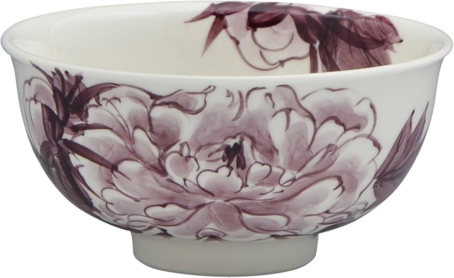 Amazon｜京焼 清水焼 陶あん窯 飯碗 小 染花牡丹 KTA548-02｜飯碗