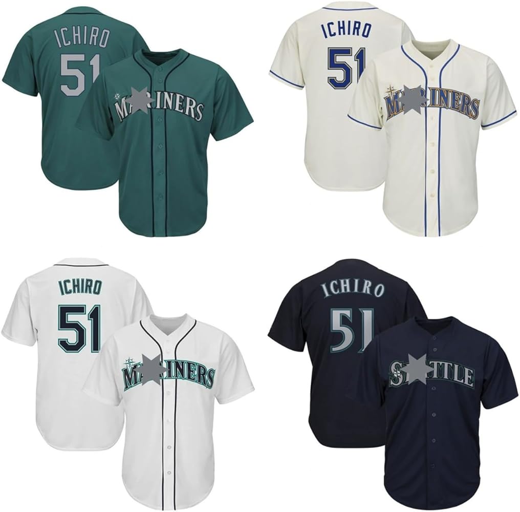 Amazon.co.jp: [kingloong] 野球 ユニフォーム 鈴木一郎 シアトル