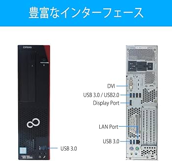 Amazon.co.jp: デスクトップパソコン 富士通 ESPRIMO D588 Windows11