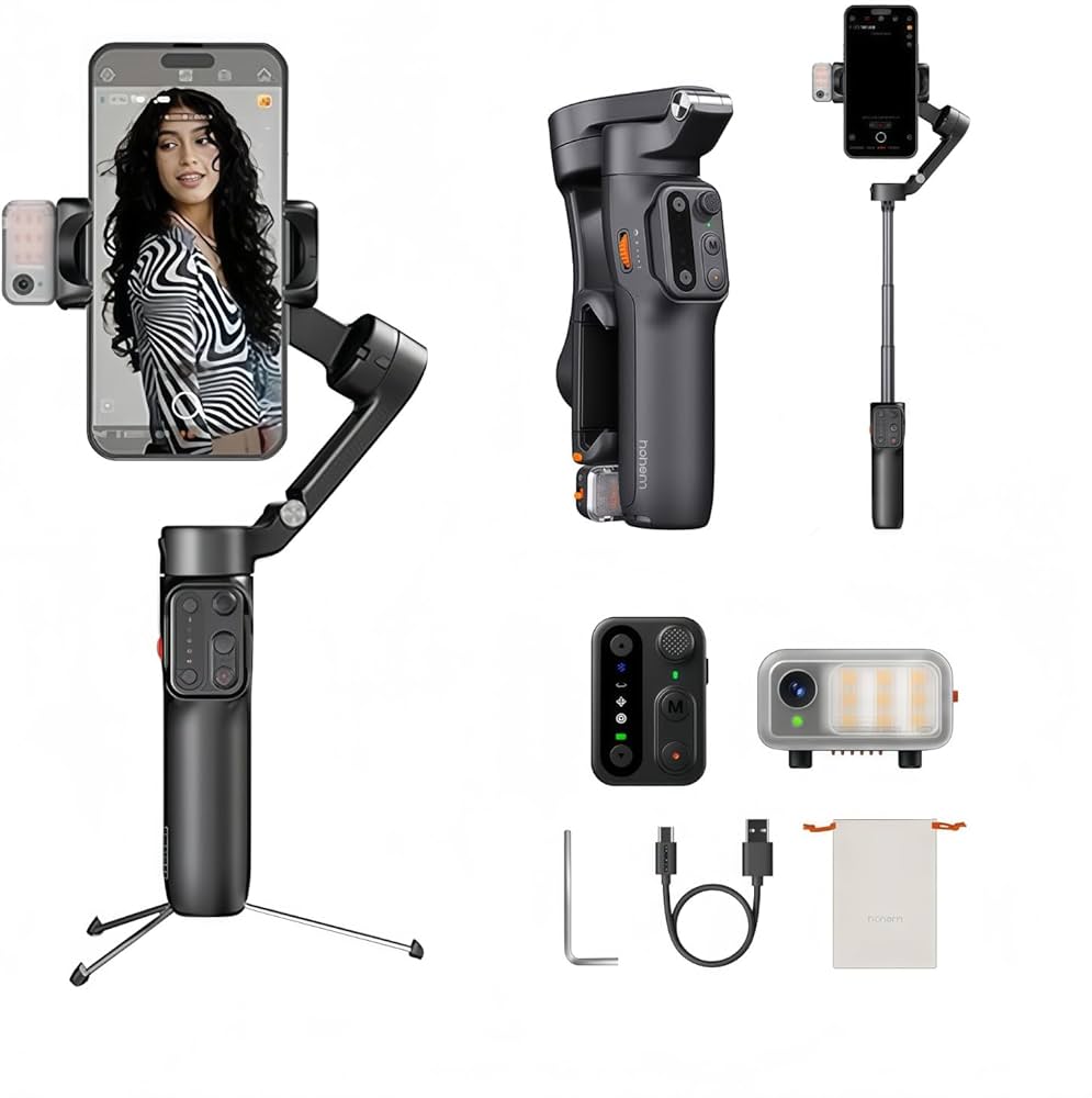 Amazon.co.jp: Hohem iSteady V3 ジンバルスタビライザー - 磁気AI