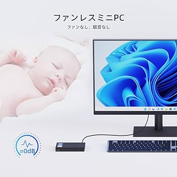 Amazon.co.jp: HiMeLE Quieter3C WiFi5ファンレスミニPC Windows 11