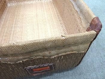 Amazon.co.jp: 昭和レトロ行李こおり柳行李アンティーク古民具収納衣装