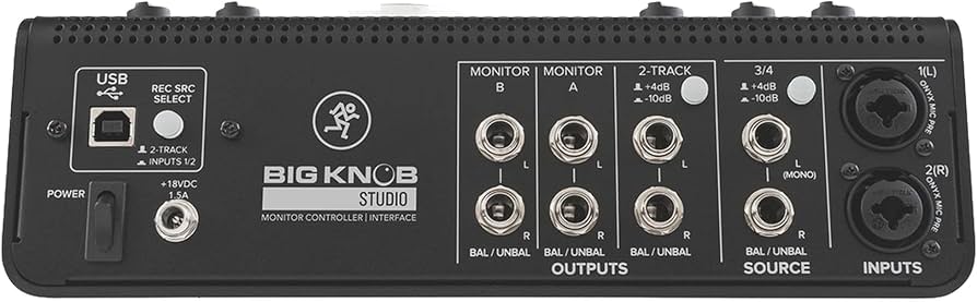 Amazon.com: Mackie Big Knob Studio Monitor Controller and