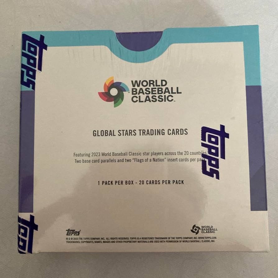 Amazon.co.jp: 2023 Topps WBC トレーディングカード box : おもちゃ
