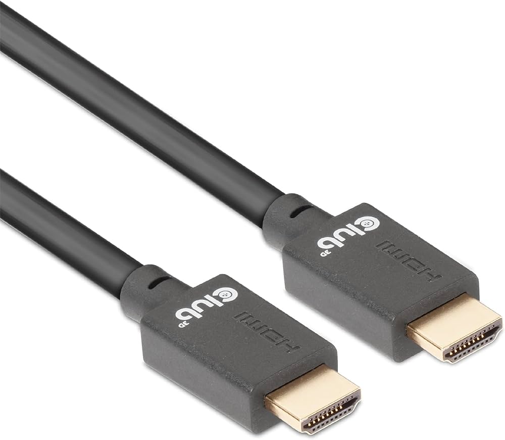 Amazon.co.jp: Club 3D HDMI 2.1 4K120Hz 8K60Hz 48Gbps オス/オス 4m