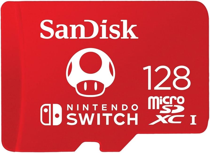 SanDisk 128GB microSDXC Card, Licensed for Nintendo Switch