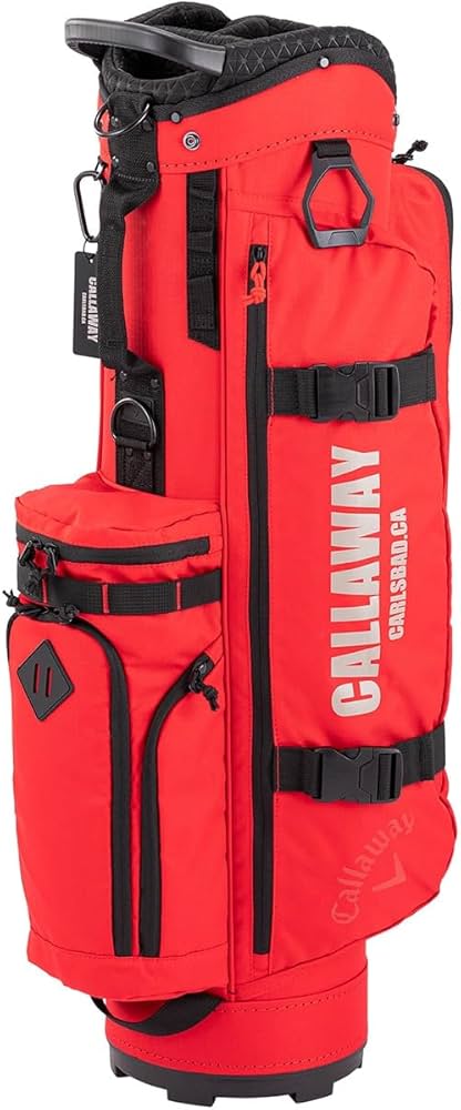 Amazon | キャロウェイ(Callaway) キャディバッグ CRT LAIDBACK RED 23