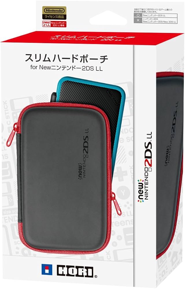 Amazon.co.jp: 【2DS LL対応】スリムハードポーチ for Newニンテンドー