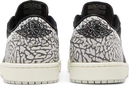 Amazon.com | Men's Jordan 1 Retro Low OG Black Cement Blk//Grey