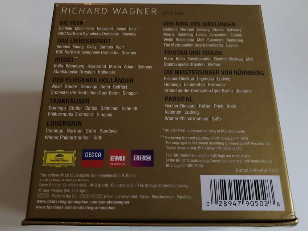 Amazon.com: Wagner Complete Operas [43 CD][Limited Edition Box Set