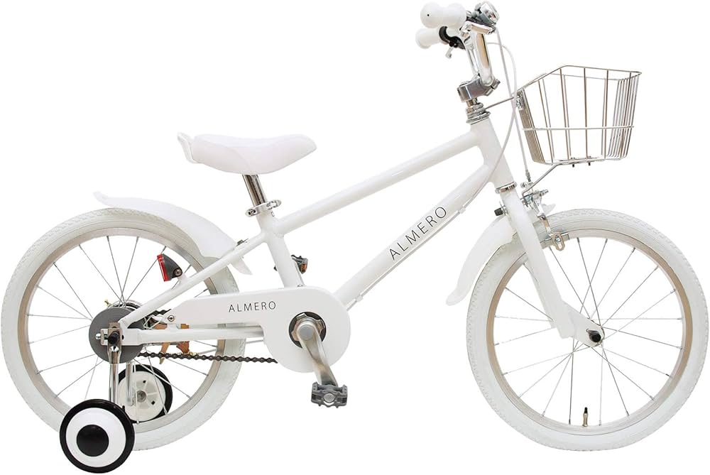 Amazon | 16インチ アルメロ ホワイト アルミフレーム 子供用自転車
