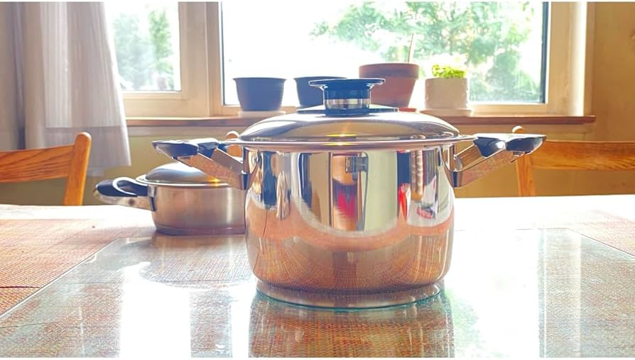 Amazon | AMC ドイツ製フィスラーステンレス両手鍋 (蓋付き) | ノー