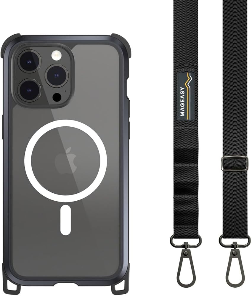 Amazon.co.jp: 【MagEasy】 iPhone 15 Pro Max 対応 ケース 斜めがけ