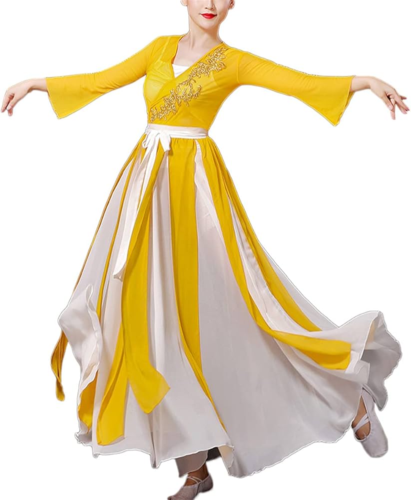 Amazon.co.jp: YOUYOUOK ダンス衣装 レディース エレガント 中国風