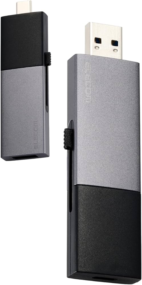 Amazon | エレコム 外付けSSD 2TB USB3.2 (Gen2) 対応 スライド式