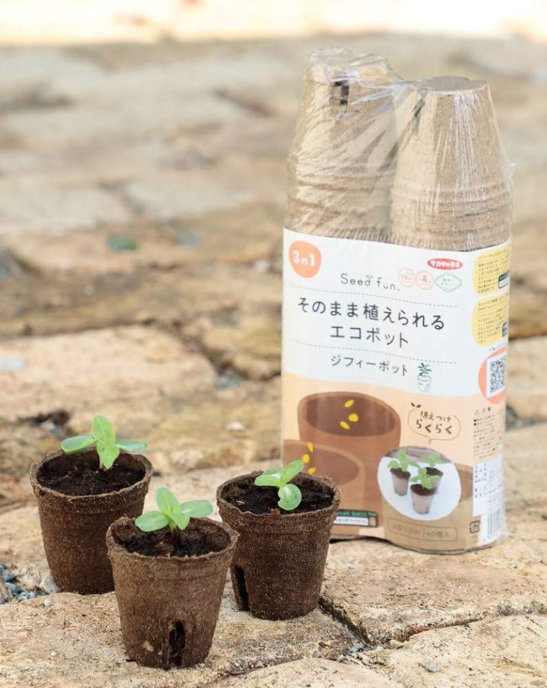 Amazon.co.jp: サカタのタネ【Seedfun.】そのまま植えられるエコポット