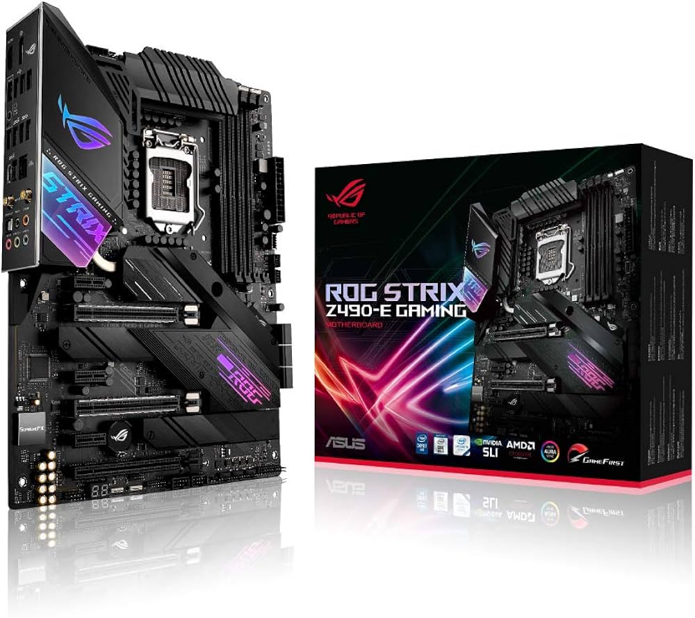 Amazon | ASUS INTEL Z490 搭載 LGA1200 対応 ROG STRIX Z490-E GAMING