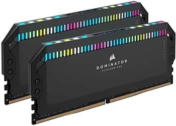 CORSAIR DOMINATOR PLATINUM RGB DDR5 RAM 32GB (2x16GB) 5600MHz CL36