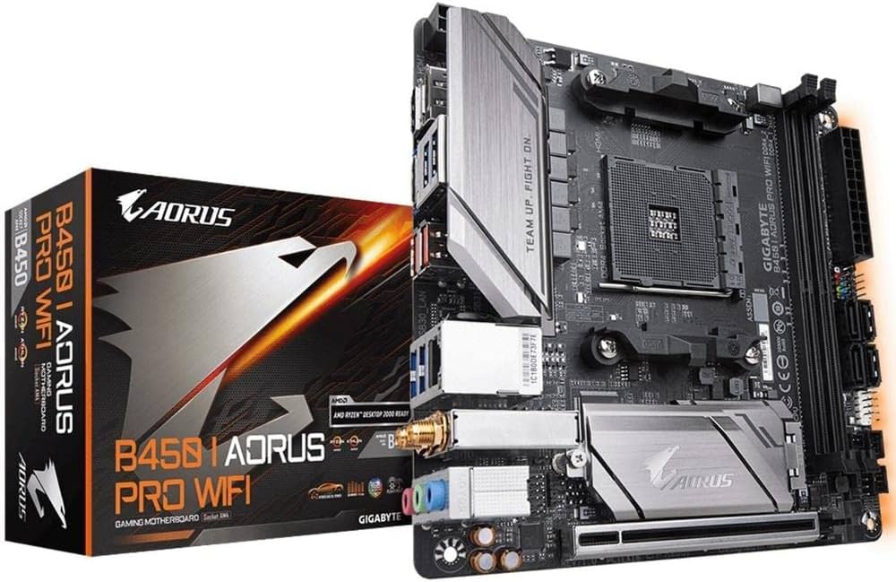 Amazon | GIGABYTE B450 I AORUS PRO WIFI Mini-ITX ゲーミング