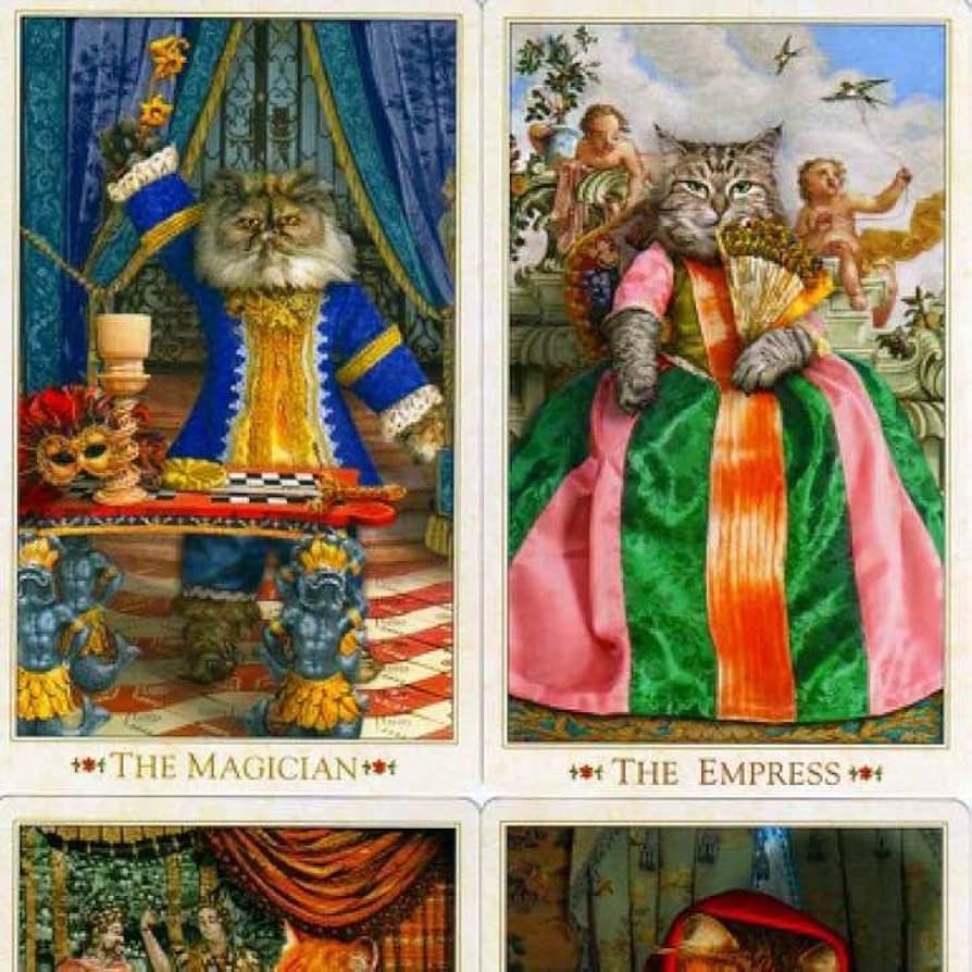 Amazon.co.jp: 1st Edition Tarot Baroque BOHEMIAN CATS'TAROT : Toys