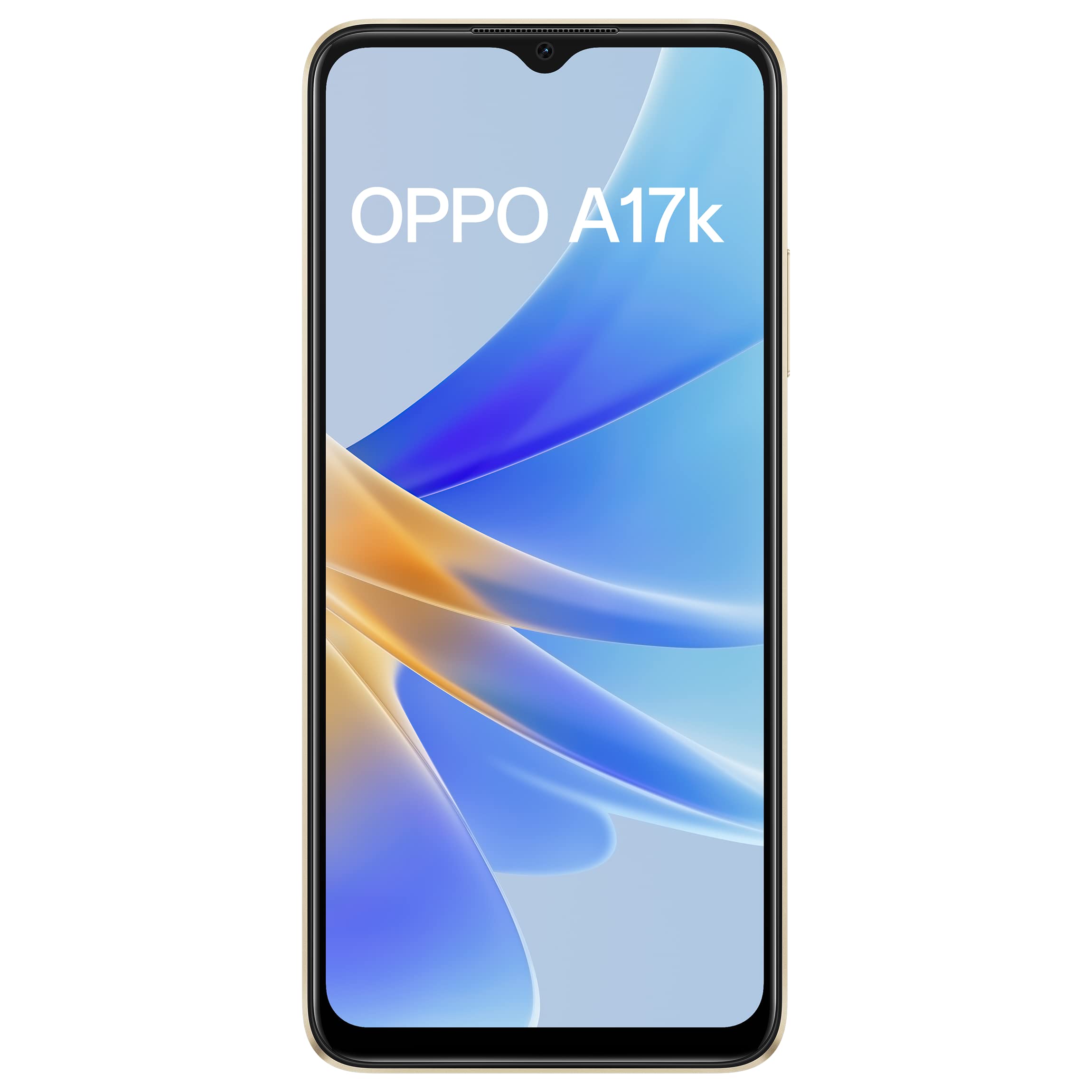 Oppo A17k (Gold, 3GB RAM, 64GB Storage) with No Cost EMI