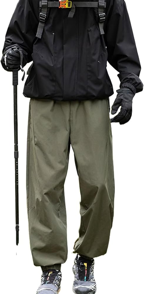 Amazon | [ORBU] アウトドアパンツ メンズ 防水 登山 ジョガーパンツ