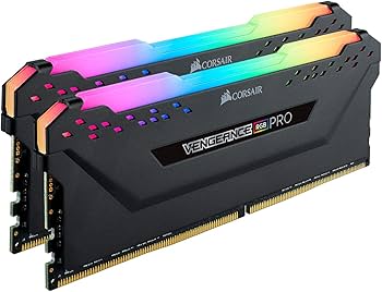 CORSAIR Vengeance RGB PRO DDR4 RAM 32GB (2x16GB) 3600MHz CL18-22