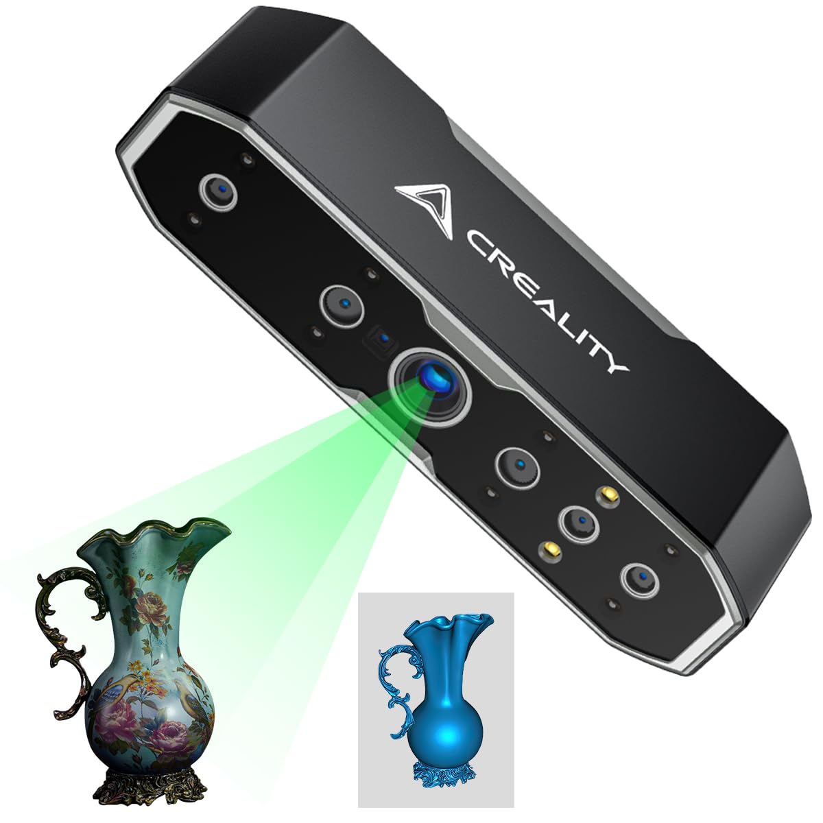 Amazon.co.jp: Creality CR-Scan Otter 3Dスキャナー 0.02mm精度 20fps