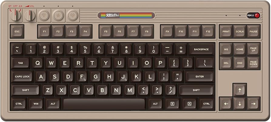 Amazon.co.jp: 8Bitdo メカニカルキーボード、Bluetooth/2.4 G/USB-C