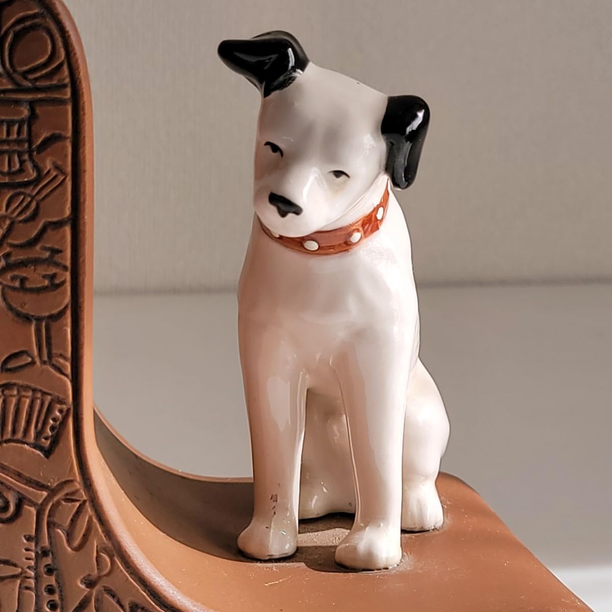 Amazon.co.jp: 日本ビクター株式会社 ビクター犬 陶器 ブックエンド