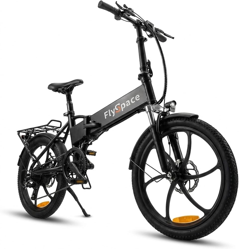 Amazon | FlySpace 20インチ電動アシスト自転車 折り畳みシマノ7段変速