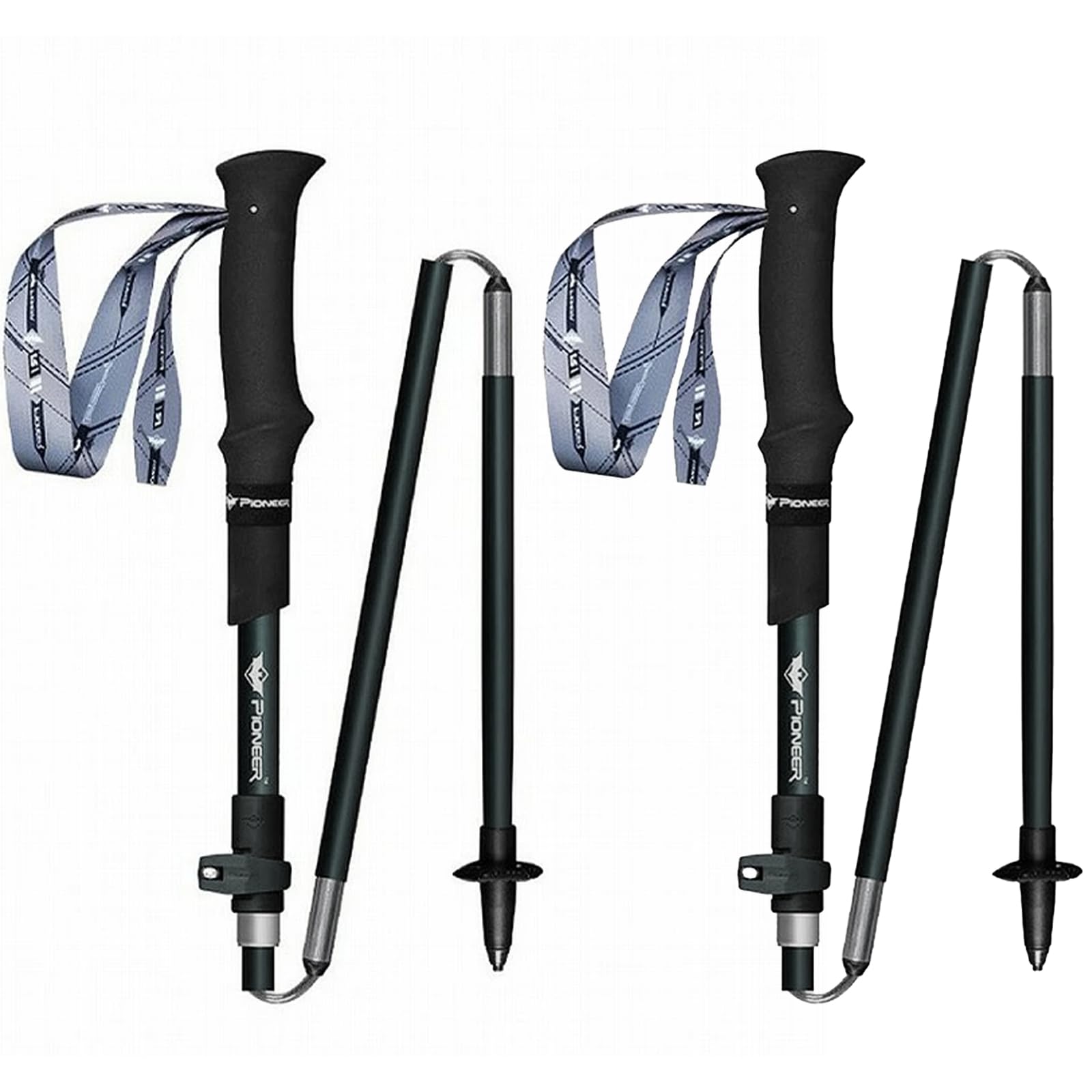 Amazon | トレッキングポール 折りたたみ式 2本セット 超軽量 230g