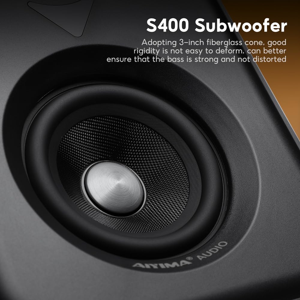 Amazon.co.jp: AIYIMA S400 【更新モデル 】100Wブックシェルフ