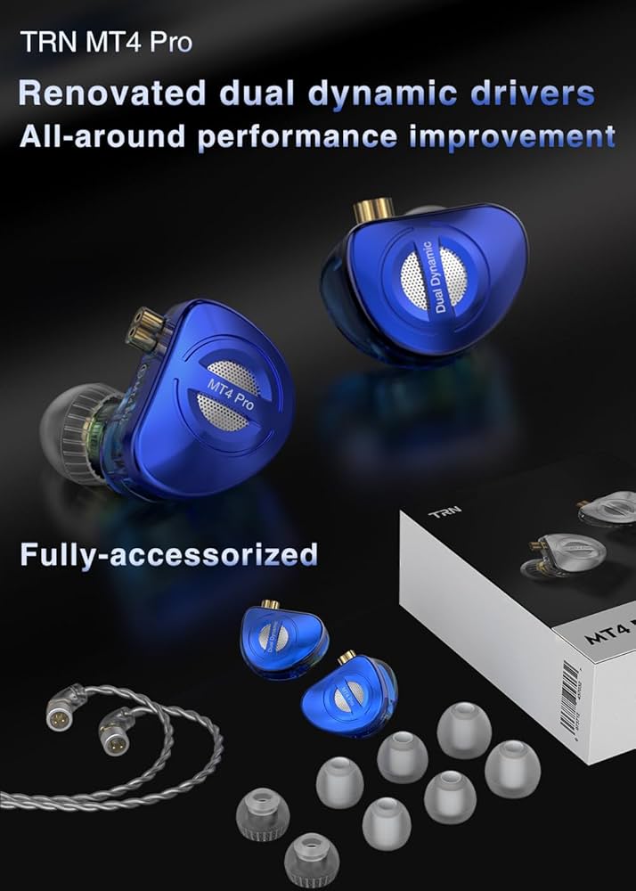 Amazon.co.jp: TRN-MT4 Pro 福袋 2DD カナル型イヤホン イヤフォン