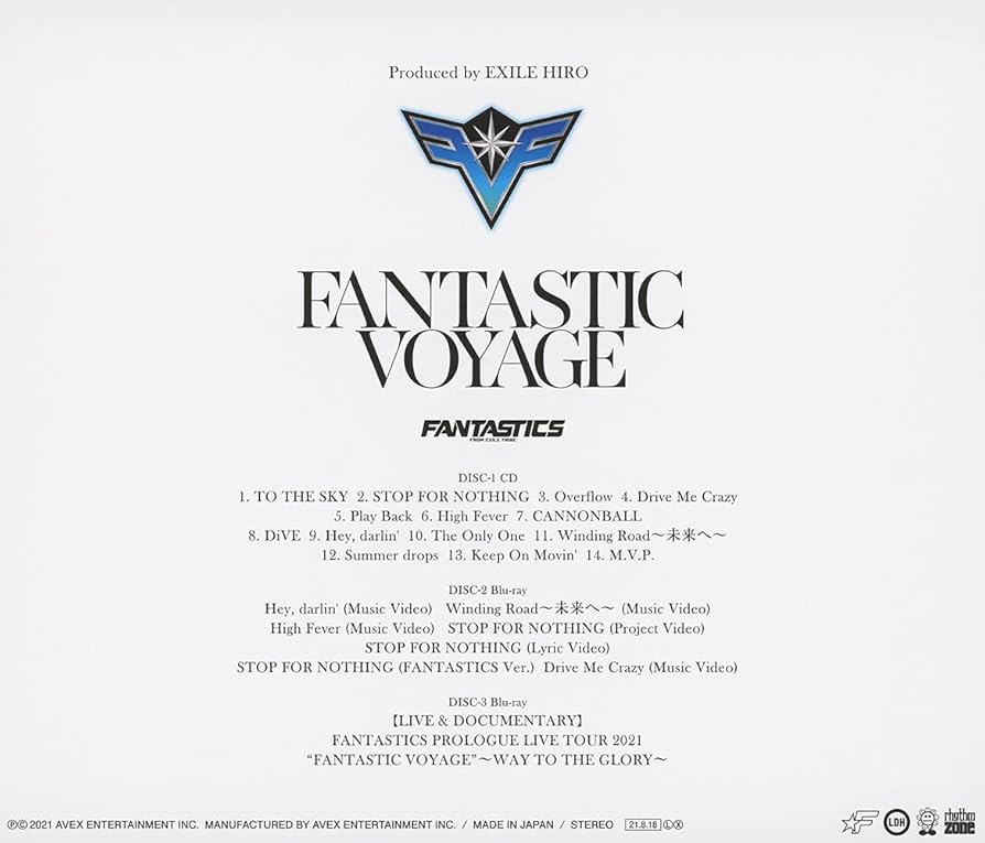 Amazon.co.jp: FANTASTIC VOYAGE(CD+Blu-ray2枚組): ミュージック