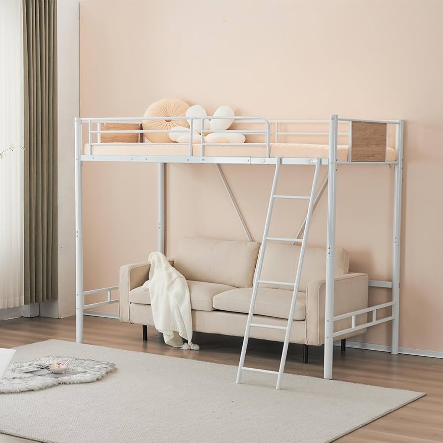 Amazon｜PEFEK ロフトベッド 大人用 パイプベッド シングル ベッド