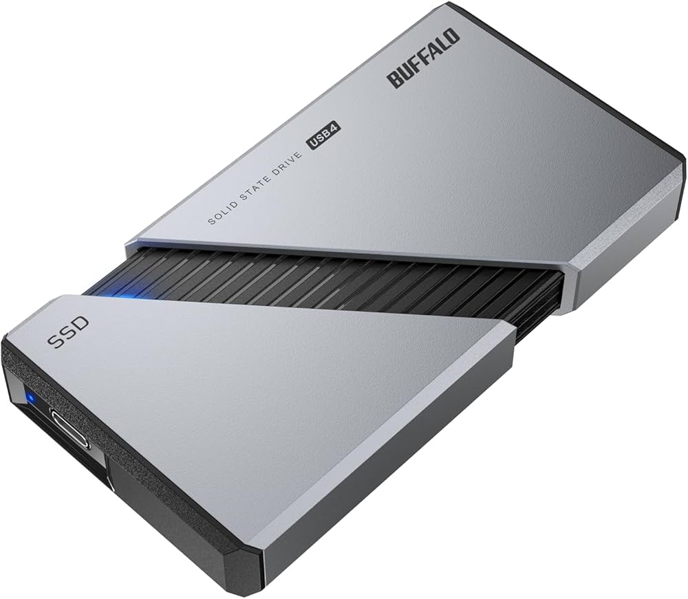 Amazon | バッファロー ポータブル SSD 外付け 1TB USB4 Gen3x2 対応