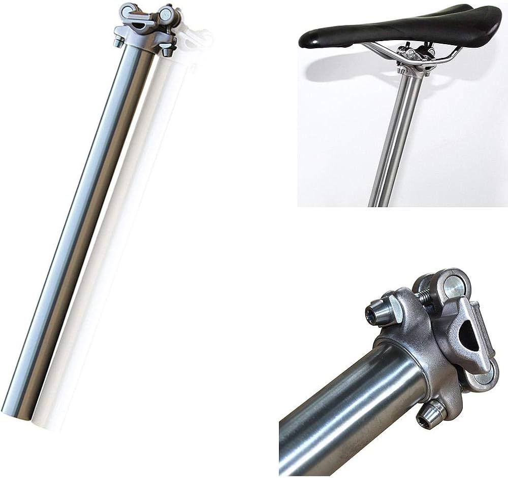 Amazon | 自転車チタン合金シートポスト 350mm ロング マウンテン