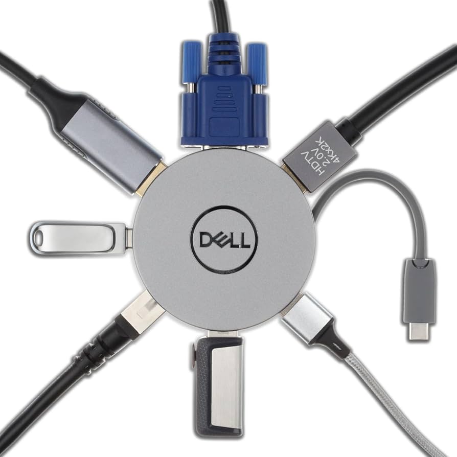 Amazon.co.jp: Dell ノートPC用端子拡張アダプター USB3.1 Type-C接続