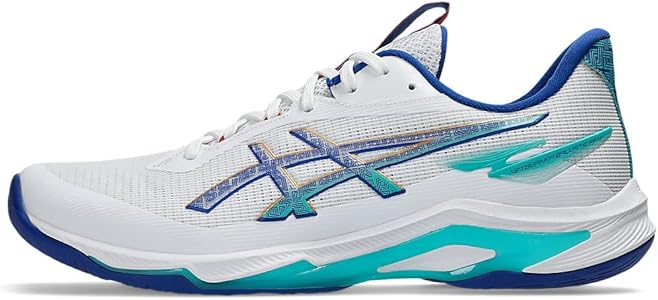Buy ASICS Mens Netburner Ballistic FF 4 White/Asics Blue Indoor